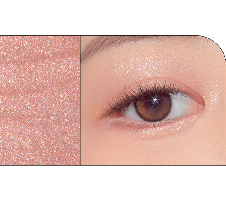 TONYMOLY Lovely Beam Bling Glitter 02 Peach Beam MultiUse Liquid Glitter for Eyes Under Eye and Face Soft Peach Shimmer