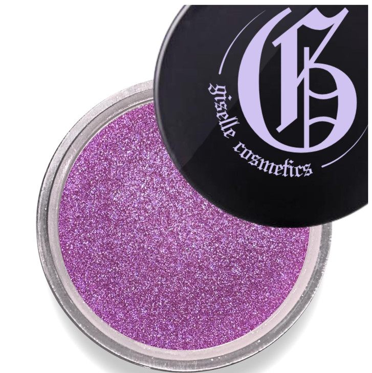 Giselle Cosmetics Loose Powder Organic Mineral Eyeshadow Purple Reef