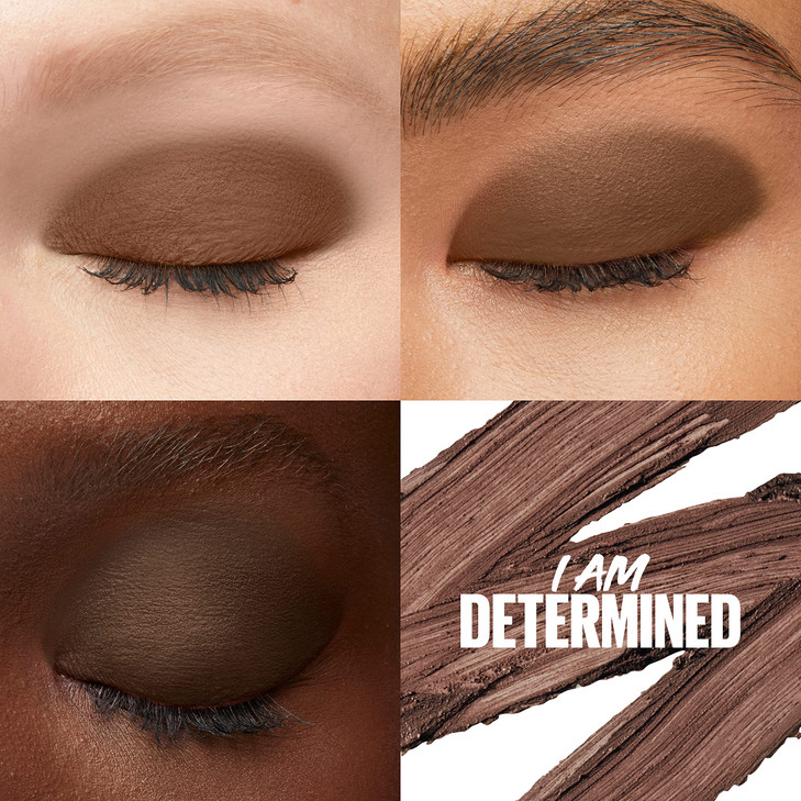 MAYBELLINE Color Tattoo Longwear MultiUse Eye Shadow Stix Eye Makeup I am Determined Dark Brown Matte