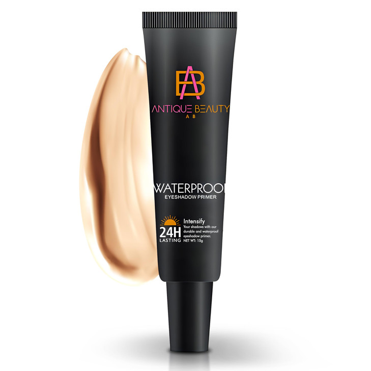 Waterproof Eyeshadow Primer for Oily Eyelids 24H Long Lasting SmudgeProof Eye Primer Base for All Skin Tones Antique Bea