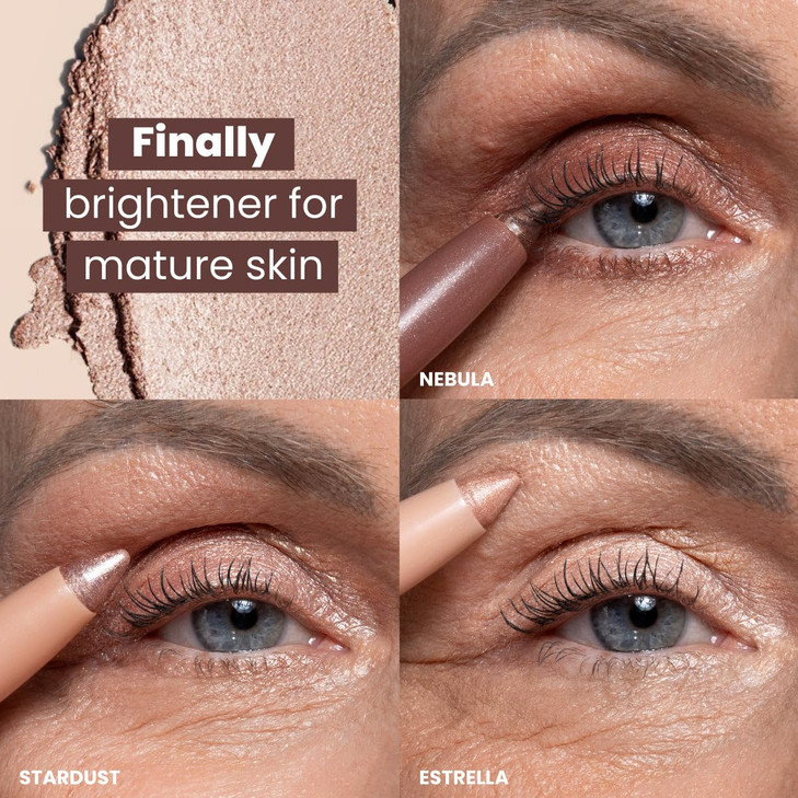 PRIME PROMETICS PrimeEyes Eye Brightener for Mature Women Creamy Eye Shadow Sticks Easy Application Quick Eye Lift Effec