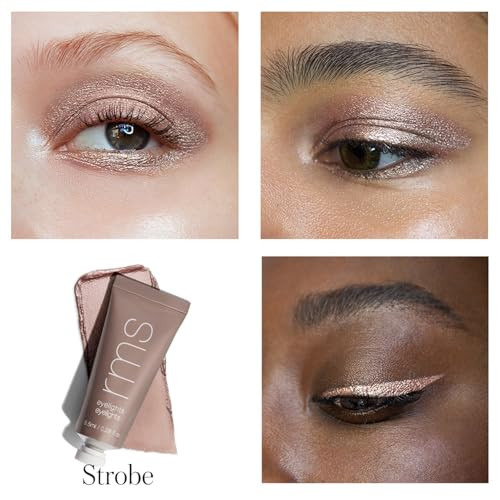 RMS Beauty Eyelights Cream Eyeshadow LongWear Hydrating Creamy Eyeshadow for Luminous Buildable Natural Color SmudgeResi