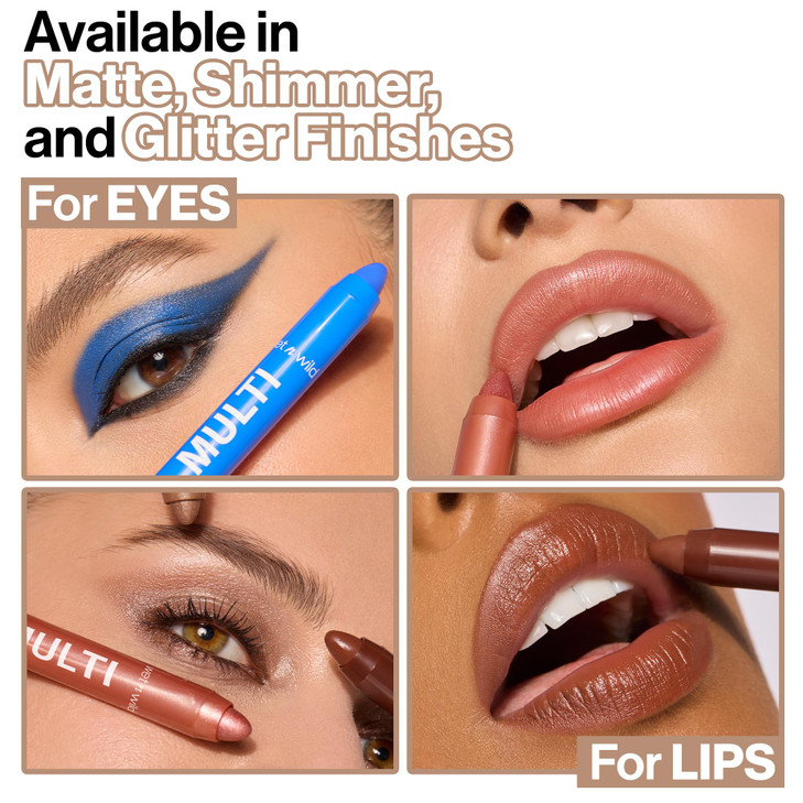 wet n wild Color Icon Cream Eyeliner Eyeshadow MultiStick Moisturizing Nourishing Velvety CreamtoPowder Buildable Blenda