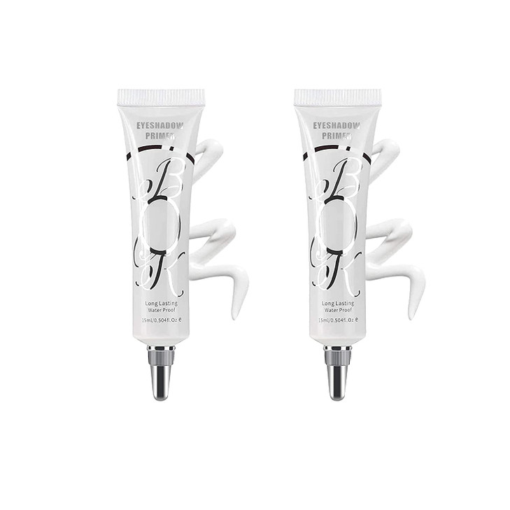 LOKFAR 2 Pack Matte Eyeshadow Primer for Oily Lids White Eyeshadow No Crease Eye Primer Makeup Eyeshadow Base Waterproof