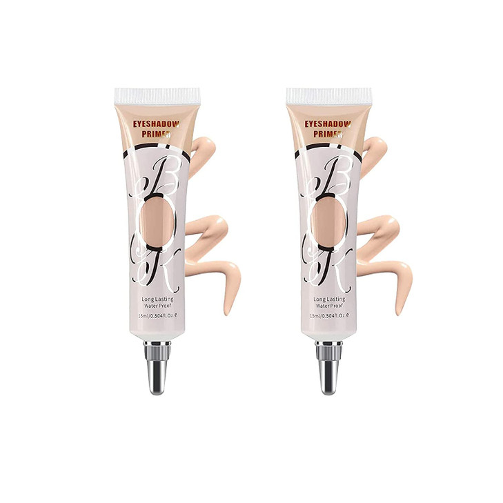 LOKFAR 2 Pack Matte Eyeshadow Primer for Oily Lids Medium Eyeshadow No Crease Eye Primer Makeup Eyeshadow Base Waterproo