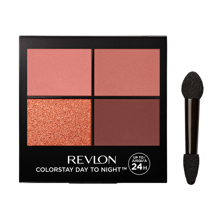 REVLON ColorStay Day to Night Eyeshadow Quad Longwear Shadow Palette with Transitional Shades and Buttery Soft Feel Crea