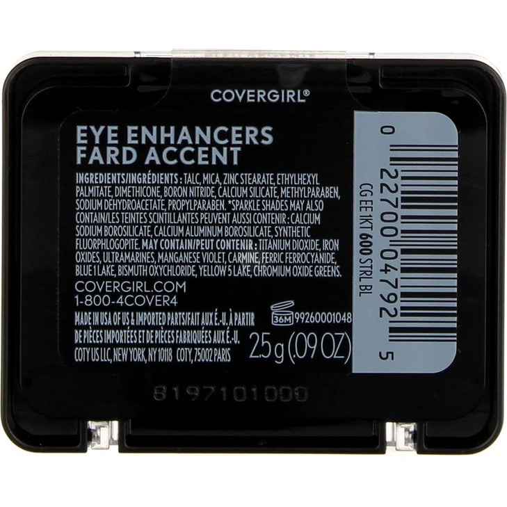 CoverGirl Eye Enhancers 1 Kit Shadow Sterling Blue 600 009 oz Pack of 2