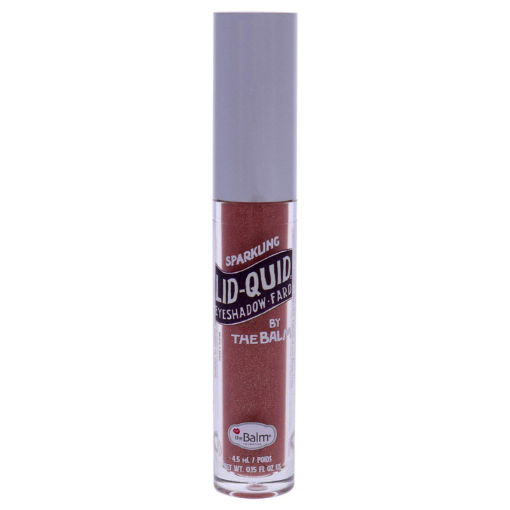 theBalm LidQuid Sparkling Shimmering Liquid Eyeshadow Liquid Highlighter Eye Makeup Long wearing Buildable TravelSize Be