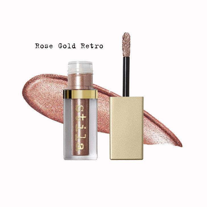 Stila Magnificent Metals Glitter Glow Liquid Eye Shadow Rose Gold Retro Original