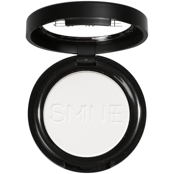ISMINE Single White Matte Eyeshadow Powder Palette High Pigment Longwear Intense Color Best White Eyeshadow