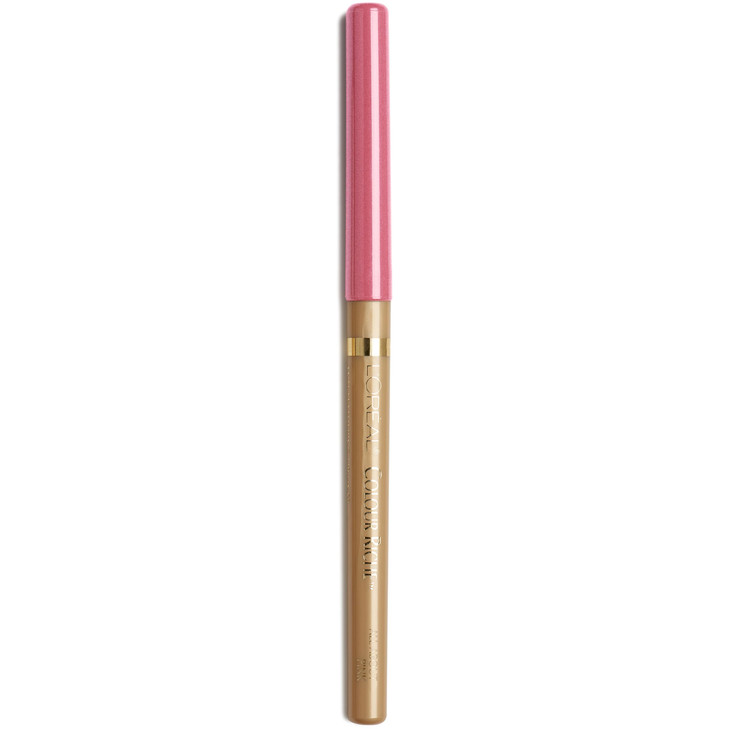 L'Oreal Paris Colour Riche Lip Liner Pencil, Creamy Lip Liner with Omega 3 and Vitamin E, 708 All About Pink (Neutral Rose Pink) online at globaldelivered
