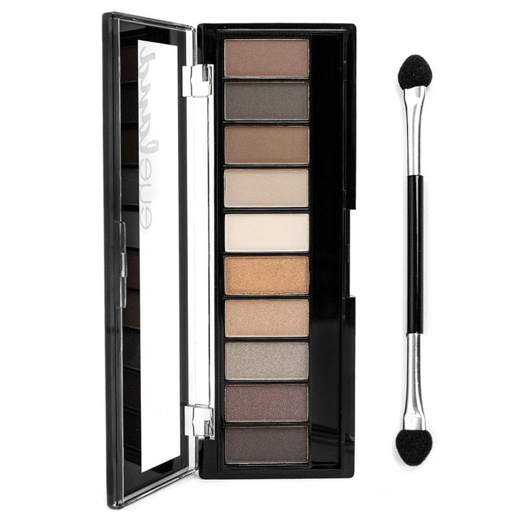 Palladio Eyeland Vibes Escape to the Tropics 10 Count Eyeshadow Palette 5 Curated Palettes Seductive Nudes to Vibrant Hu