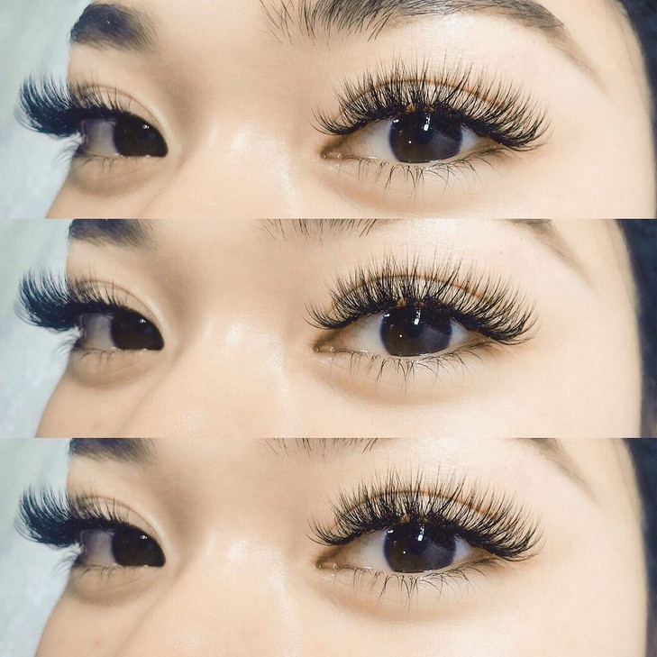 Eyelashes Extension 020mm D Curl 10mm Individual Eyelash Extensions Black Natural Faux Mink Lash Extension Single Length
