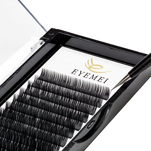 Eyelash Extensions 020 D Curl 17mm Eyelash Extension 3D Black Natural Faux Mink Lash Eyelash Extensions Single Length Fa