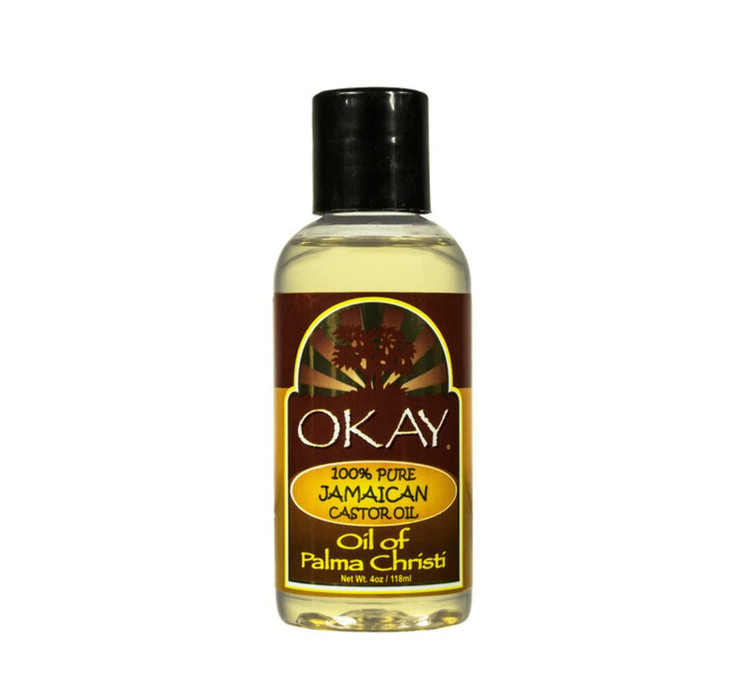OKAY | Jamaican Castor Oil | For All Hair & Skin Types | Soothe Scalp & Skin | Grow Strong Healthy Hair | 100% Pure | 4 oz