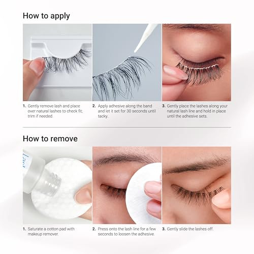 KISS Looks So Natural False Eyelashes Multipack Lightweight Comfortable Tapered End Technology Reusable CrueltyFree Cont