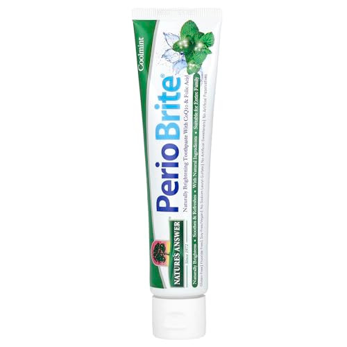 Nature's Answer Periobrite Toothpaste, 4 Ounce | Whitens Teeth | Freshens Breath | Removes Plaque | Minimizes Dry Mouth online at globaldelivered