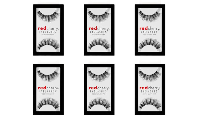 Red Cherry 415 False Eyelashes Pack of 6 Pairs