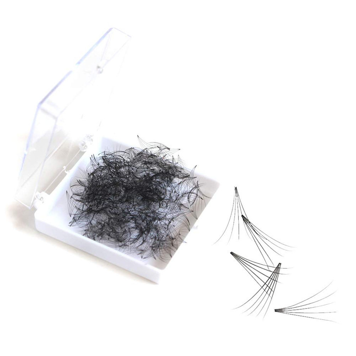 Premade Fans Eyelashes Loose Lashes Premade 5D FanCCurlThickness 007 mmEyelash Extension Volume Lash Fans 1000Fans 12