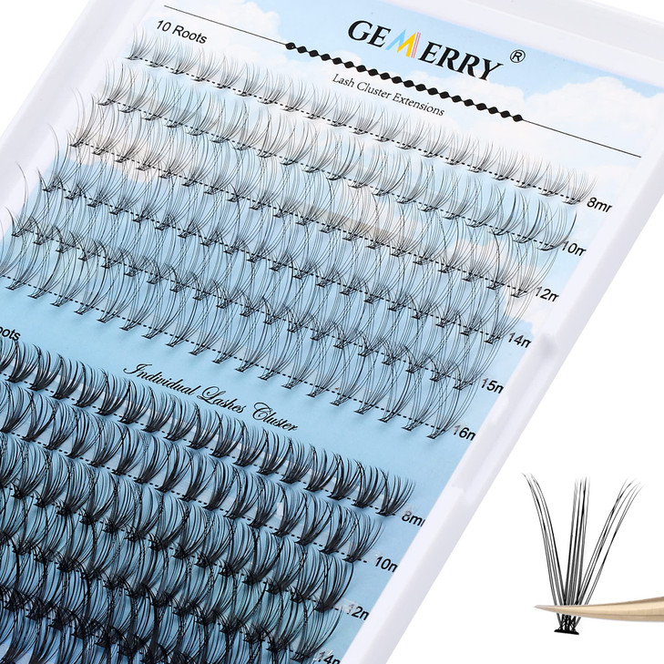 Individual Lashes Cluster Large Tray 240pcs Individual Lashes 007mm 10D20D D Curl Mix 816mm Cluster Lashes Natural Lash