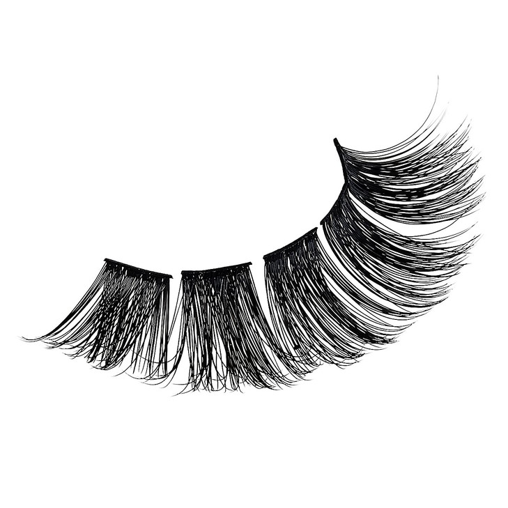 iENVY DIY Eyelash Extension 3D Extended and Bond Seal Set Featherlight Synthetic Reusable Artificial Eyelashes Multipack