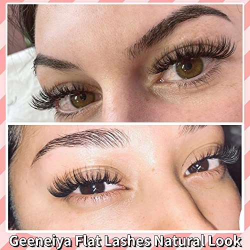 Geeneiya Mink Lashes Wispy False Eyelashes Cat Eye Lashes Natural Look 3D Strip Fake Eyelashes Pack Longlasting Ultralig