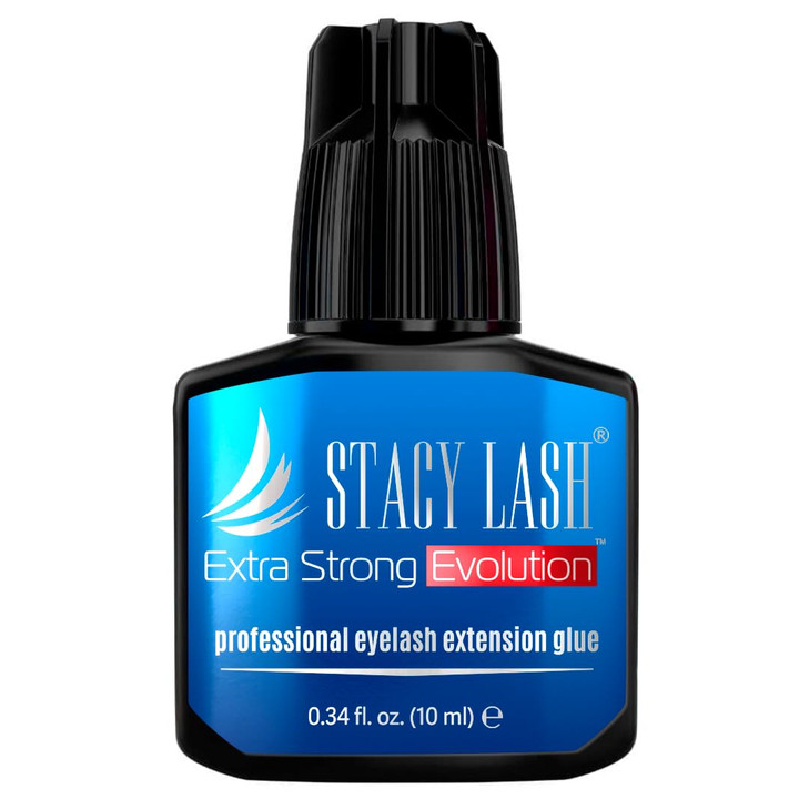 STACY LASH Extra Strong Evolution Eyelash Extension Glue 034 floz10 ml12 Sec DryRetention 8 WeeksProfessional SuppliesBl