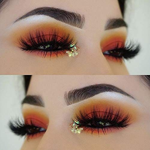 Veleasha Lashes 5D Faux Mink Lashes Fluffy False Eyelashes Volume Eye Lashes Wispy Fake Lashes Eyelashes Dramatic Look 7