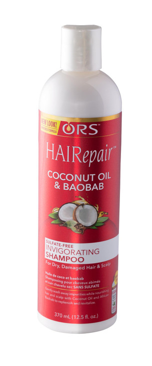 ORS HAIRepair Coconut Oil and Baobab Sulfate-Free Invigorating Shampoo 12.5 Ounce online at globaldelivered