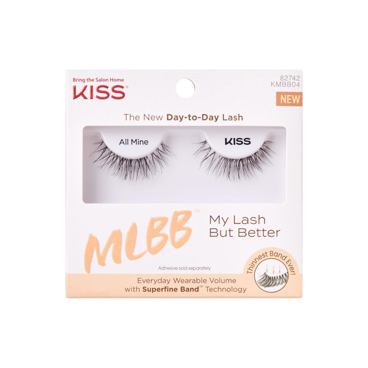 KISS My Lash But Better False Eyelashes All Mine 10mm Includes 1 Pair Of Lash Easy to Apply Reusable Lash Clusters