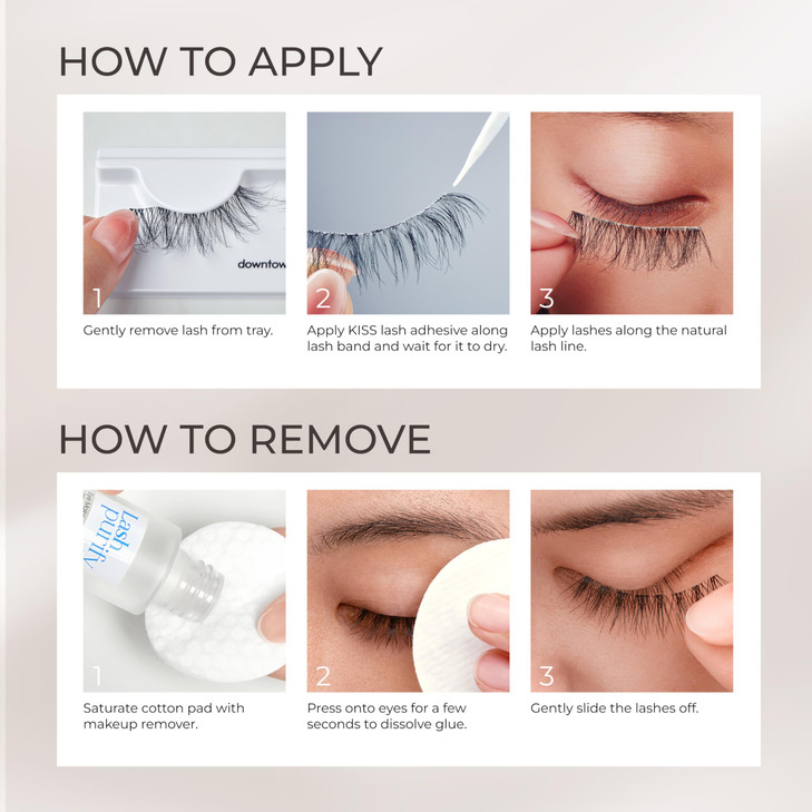 KISS My Lash But Better False Eyelashes All Mine 10mm Includes 1 Pair Of Lash Easy to Apply Reusable Lash Clusters