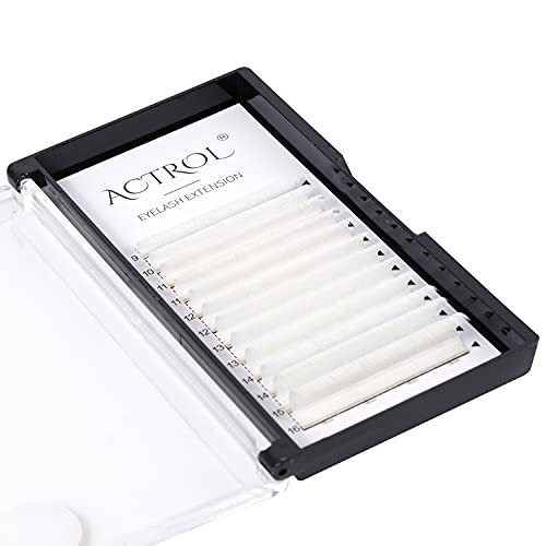 Colored Eyelash Extensions Easy Fan 916mm Mix White D Curl Easy Fanning 007mm Self Premade Volume Lash Supplies