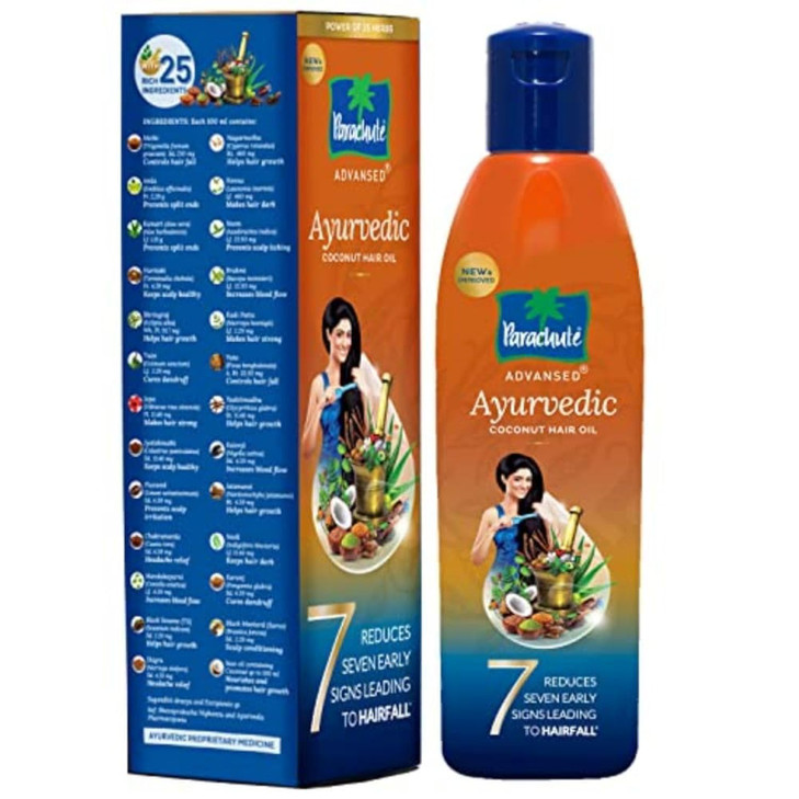 Parachute Advansed Ayurvedic Hair Oil,300ml online at globaldelivered