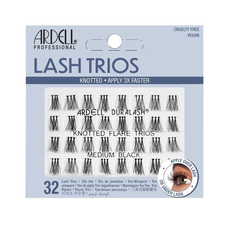 Ardell Individual Trios Eyelash Black Medium