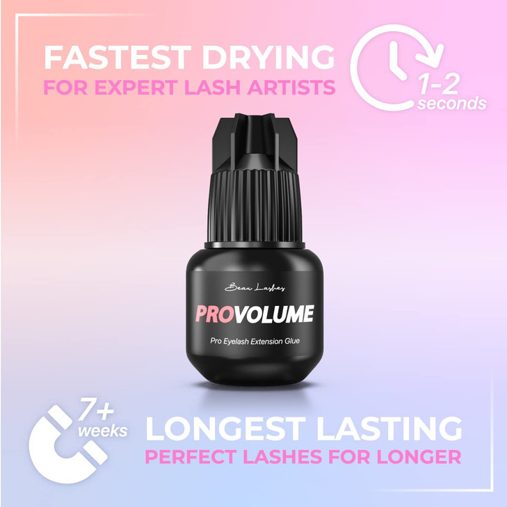 Super Strong Eyelash Extension Glue for Professionals Strongest Black Lash Adhesive for Long Lasting Semi Permanent Indi