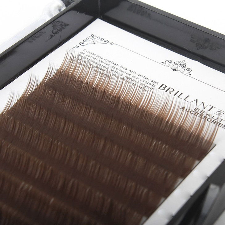 Scala Thickness 010mm C Curl Light BrownDark BrownBlackBrown False lashes Individual Eyelash Extension Natural False Eye