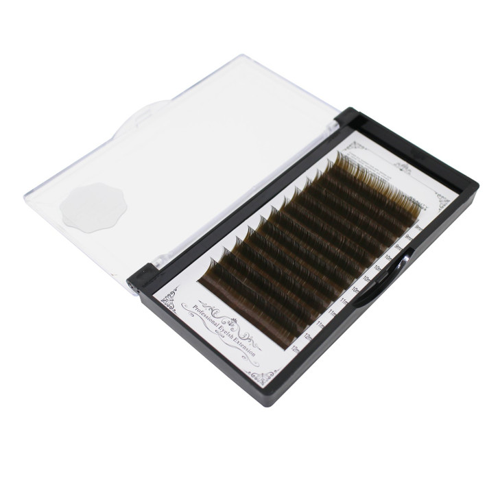 Scala Thickness 010mm C Curl Light BrownDark BrownBlackBrown False lashes Individual Eyelash Extension Natural False Eye