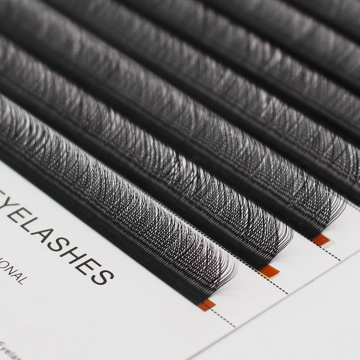 Bodermincer 10 Rows YY Shape D Curl Thickness 007mm Handwoven Faux Mink Eyelashes Japanesestyle Mesh Surround Lashes Nat