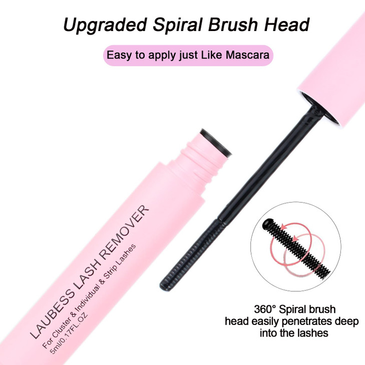 Lash Remover for Cluster Lashes 5ml LAUBESS LASH Remover for Lash Extensions at Home Lash Clusters DIY Eyelash Extension