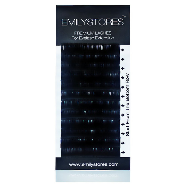 DESIRES LASHES By EMILYSTORES Ellipse 020mm Thickness B Curl Length 11mm Flat Shaped Volume Eyelash Extensions Single Si