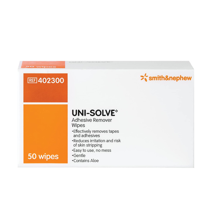 Uni Solve 402300 Adhesive Remover Wipe, Pack of 50 online at globaldelivered