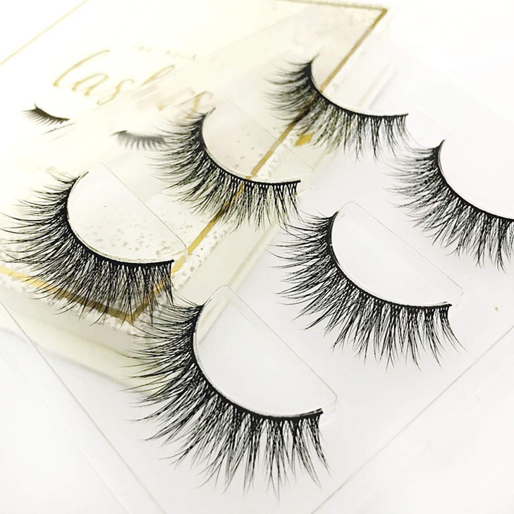 The Book of Lashes Volume 1 Reusable False Eyelashes Cruelty Free 3 Pairs