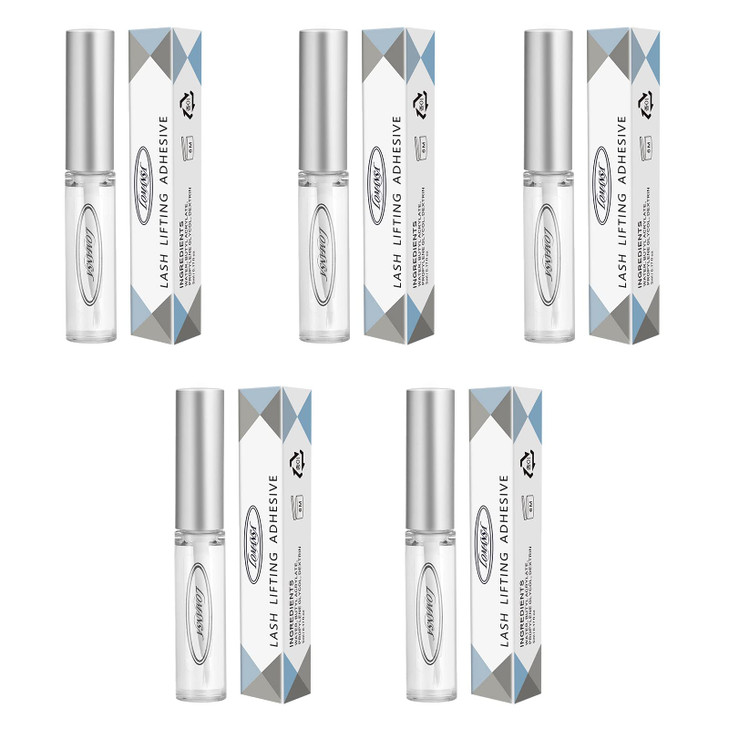 Lomansa Lash Lift Glue Adhesive 5pcs Eyelash Perming Rod Fix Glue for Eyelash Curl5 PCS