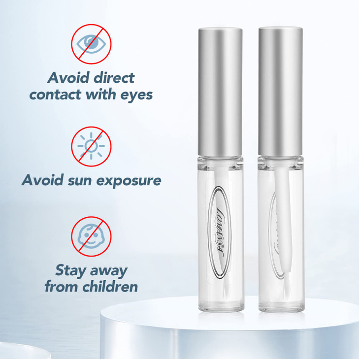 Lomansa Lash Lift Glue Adhesive 5pcs Eyelash Perming Rod Fix Glue for Eyelash Curl5 PCS