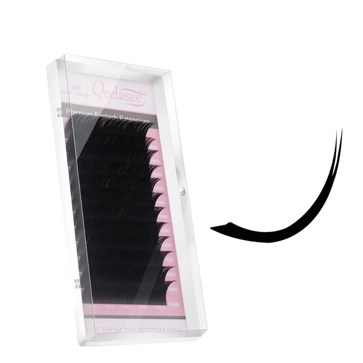 Ellipse Eyelash Extension 020 CC Curl 10mm Flat Eyelashes False Mink Individual Eyelash Extension Professional Salon Use