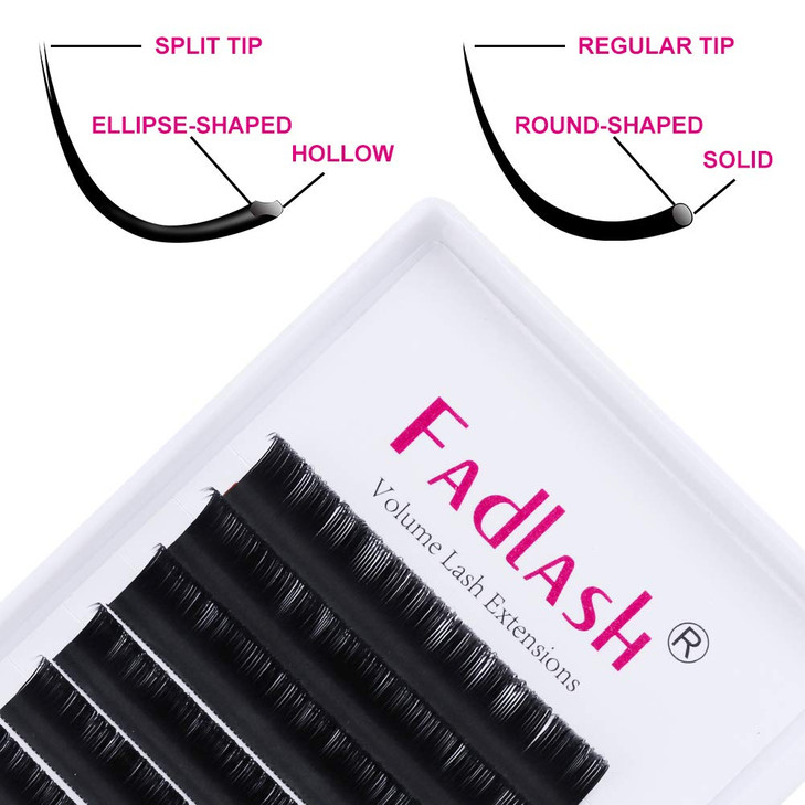 Lash Extension C D Curl Ellipse Eyelash Extensions 15 20mm Flat Lashes Matte Single Lashes Classic Eyelash Extensions In