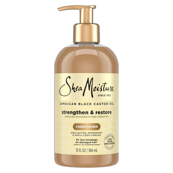 Shea Moisture Conditioner Pure Jamaican Black Castor Oil To Intensely Smooth And Nourish Hair With Shea Butter, Peppermint And Apple Cider Vinegar 13 online at globaldelivered