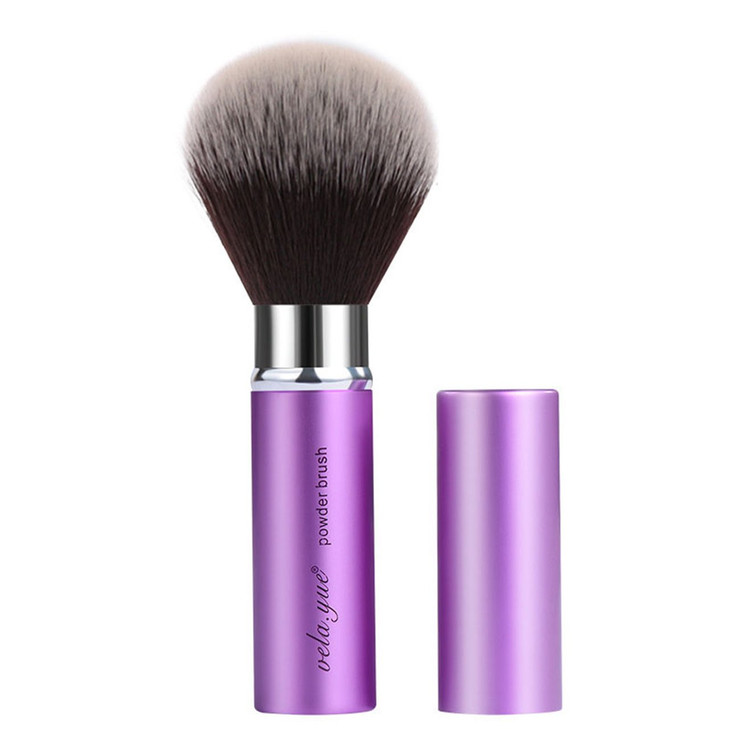 Vela.Yue Retractable Face Kabuki Brush Round Powder Makeup Brush online at globaldelivered