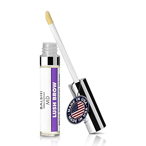 Lush Brow Eyebrow Eyelash Rapid Growth Serum with Growth Peptides Dermatologist Developed Eyelash Serum to Grow Lashes B