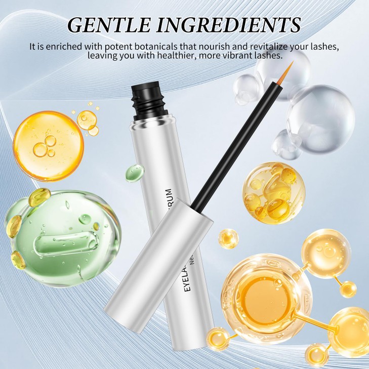 W3W Eyelash Growth Serum for Longer Thicker Lashes Lash Enhancer with Natural Peptides Caffeine Gentle Lash Conditioner